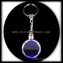 porte-clefs cristal led blanc pour gravure laser